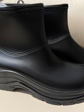 Black Women’s Platform Waterproof Ankle Boots
